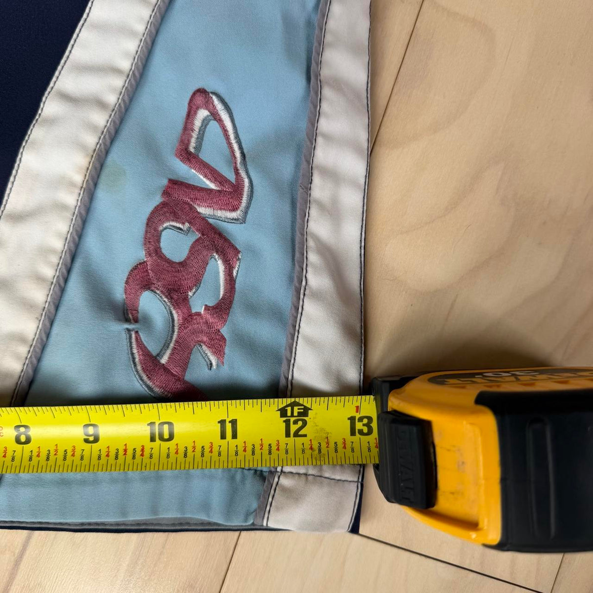 Billabong vintage y2k redsand blue on blue striped surfer, view 7