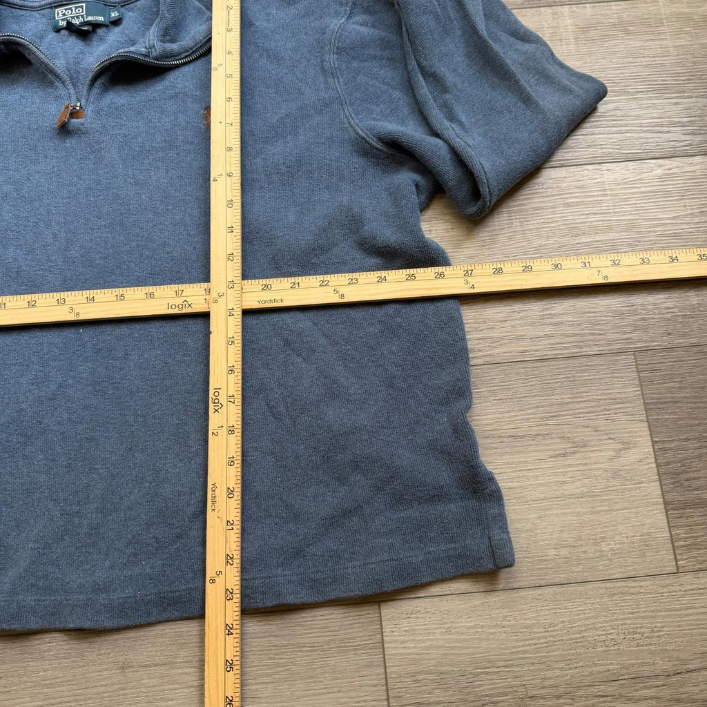 Vintage 2000's Beautiful Light Blue and Brown Polo, view 4