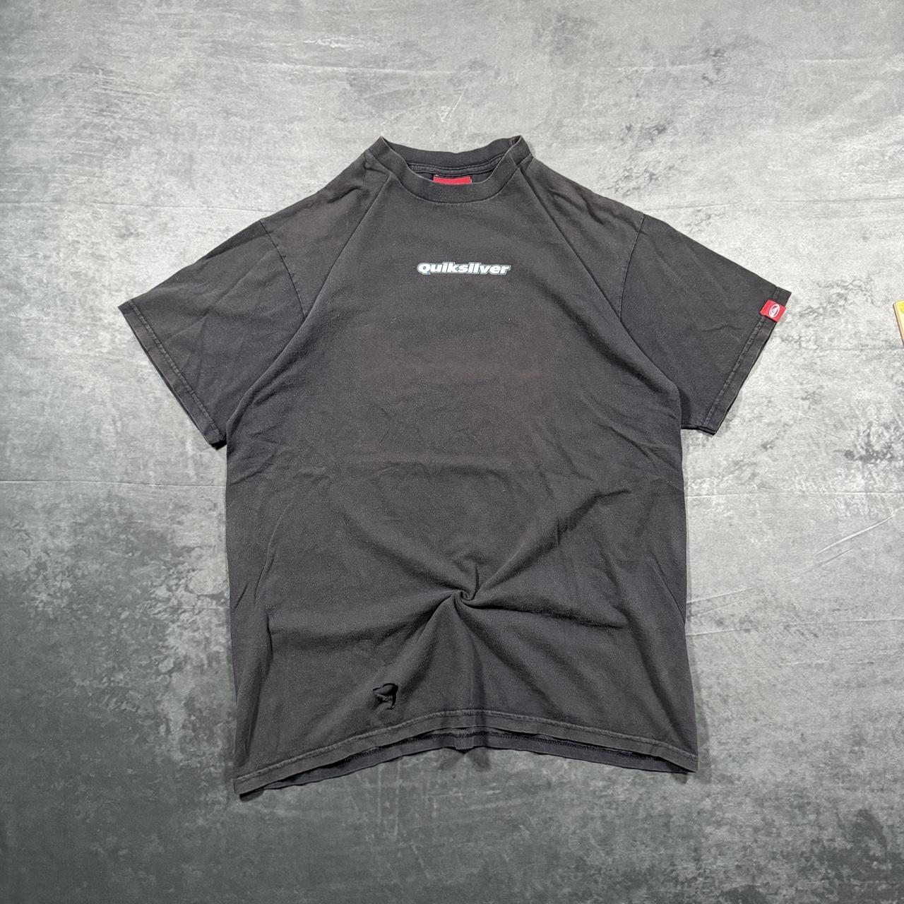 Vintage quick silver faded black surf tee