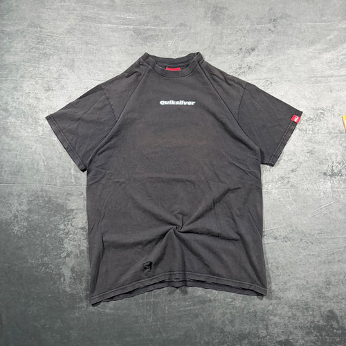 Vintage quick silver faded black surf tee