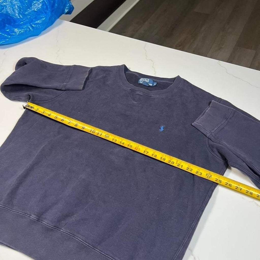 Heavyweight Polo Ralph Lauren Sweatshirt Mens Navy, view 5