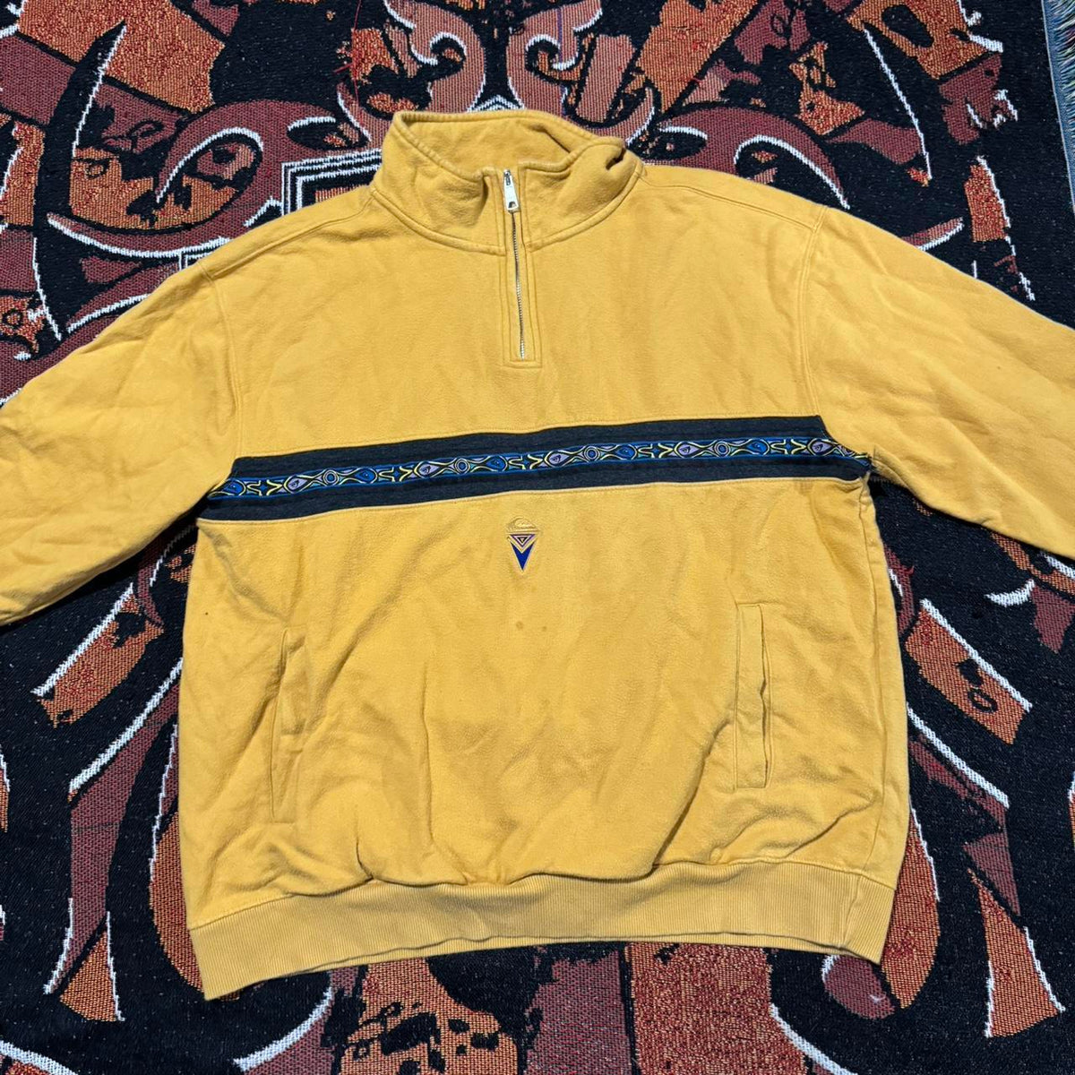 Vintage Y2K Quiksilver Surf Pullover Quarter Zip, view 3