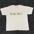 Anvil Flower print Y2K hawaii surf tee