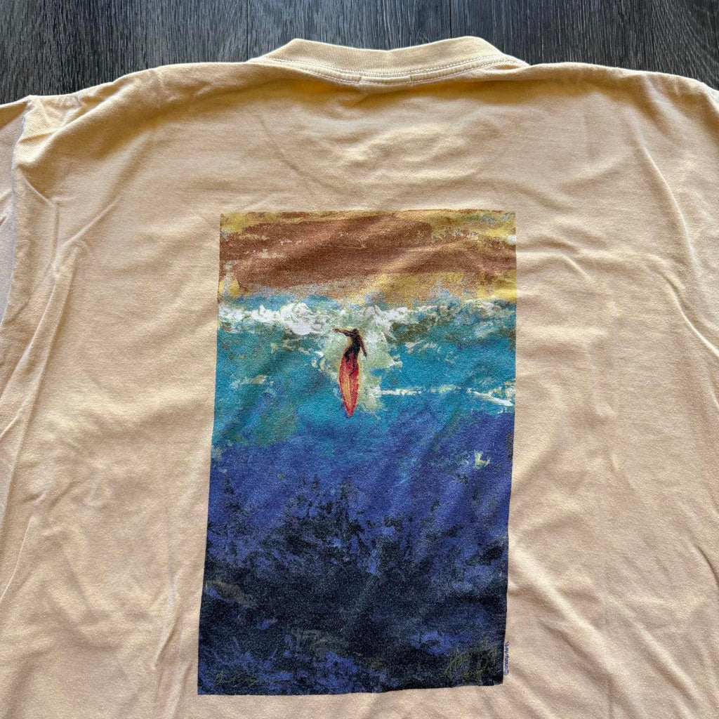 Vintage 2000s crazy shirt hawaii box logo surfboard, view 4