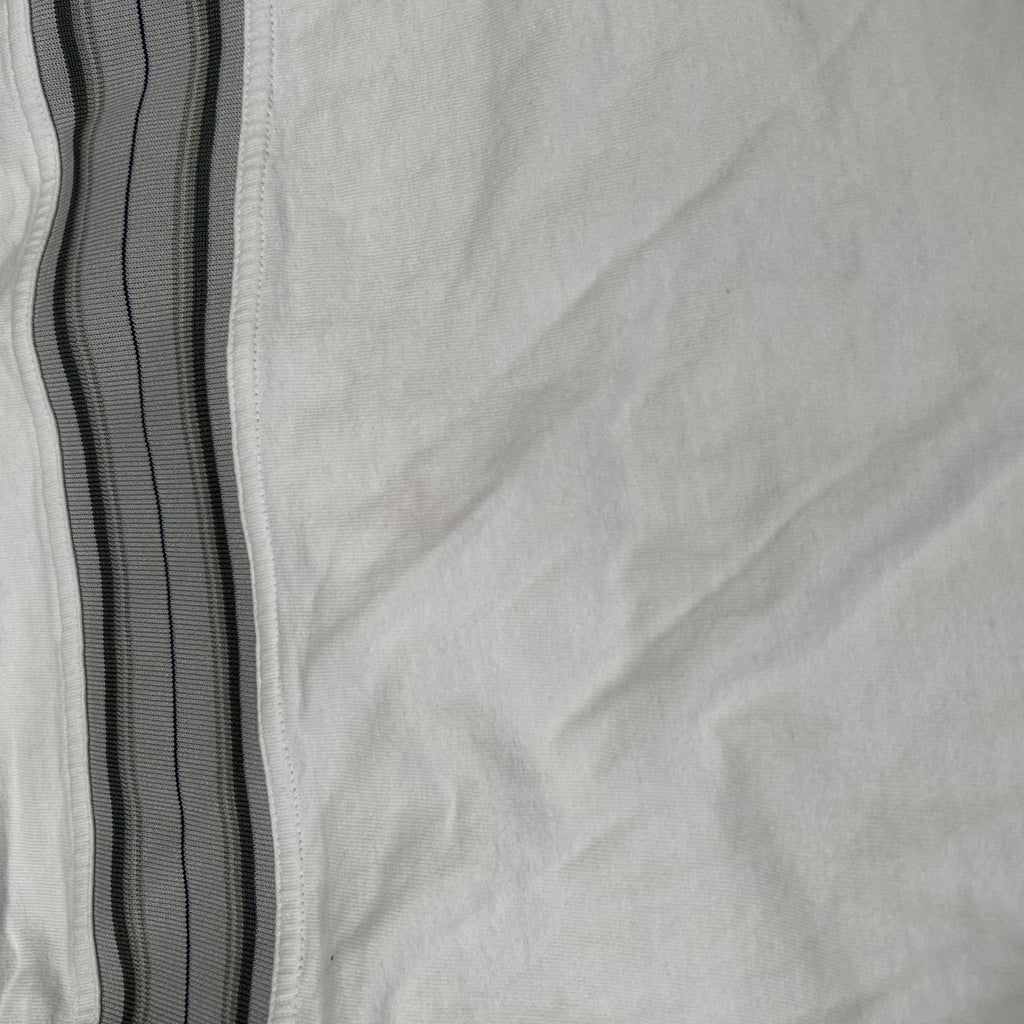 Vintage Striped T-Shirt Mens Large White 90s, view 5