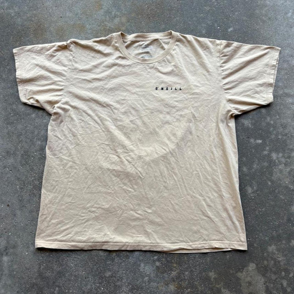 O'Neill Surf Tee with blue wave graphic featuring a, view 2