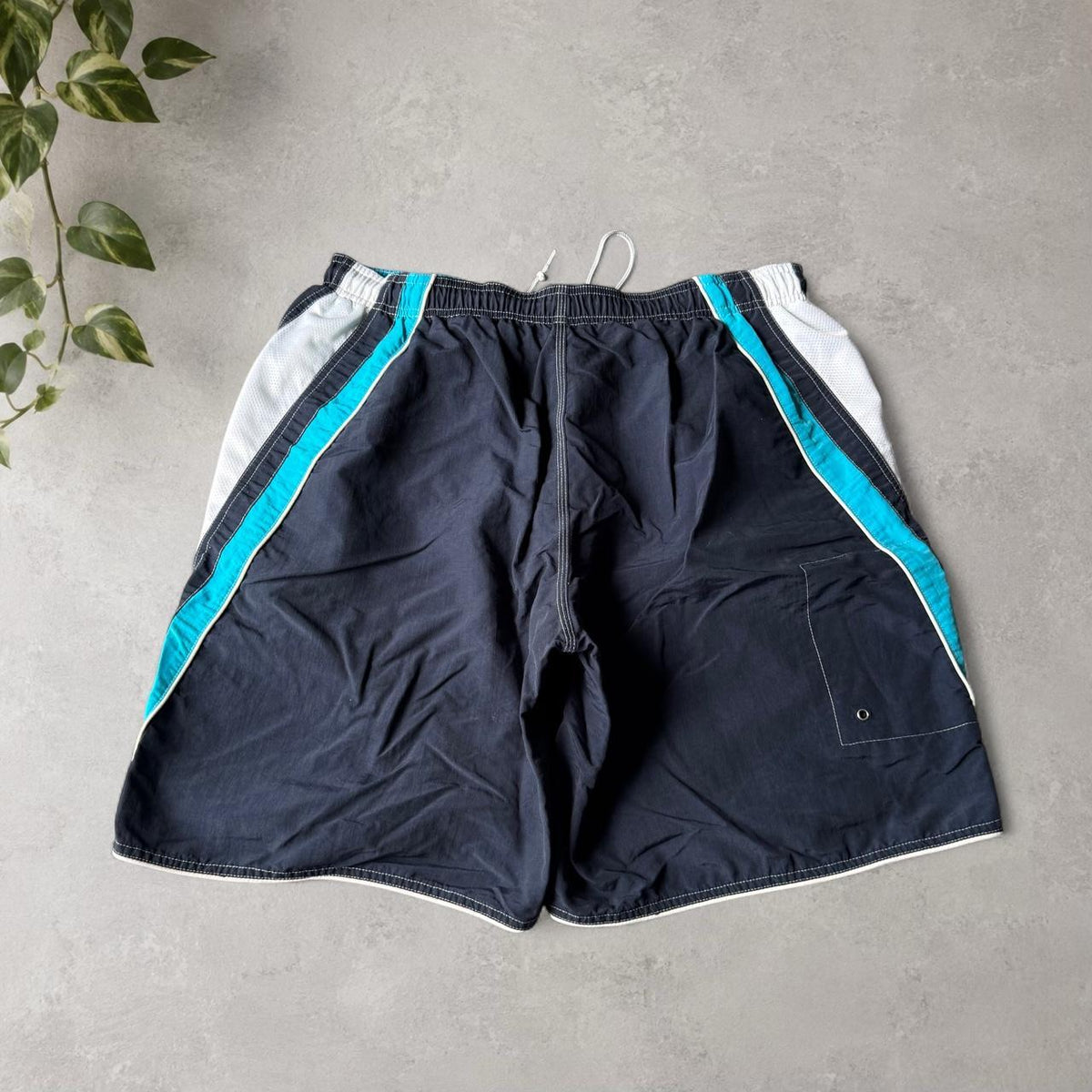 Crazy y2k ocean pacific board shorts striped loose, view 2