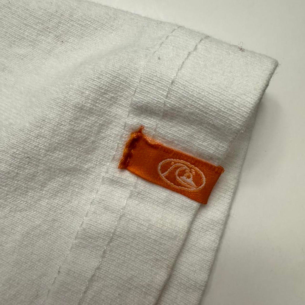 Quiksilver surf tee with graphic of a row of, view 3
