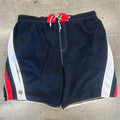 Y2K OP Ocean Pacific Board Shorts Mens 34 Black Red