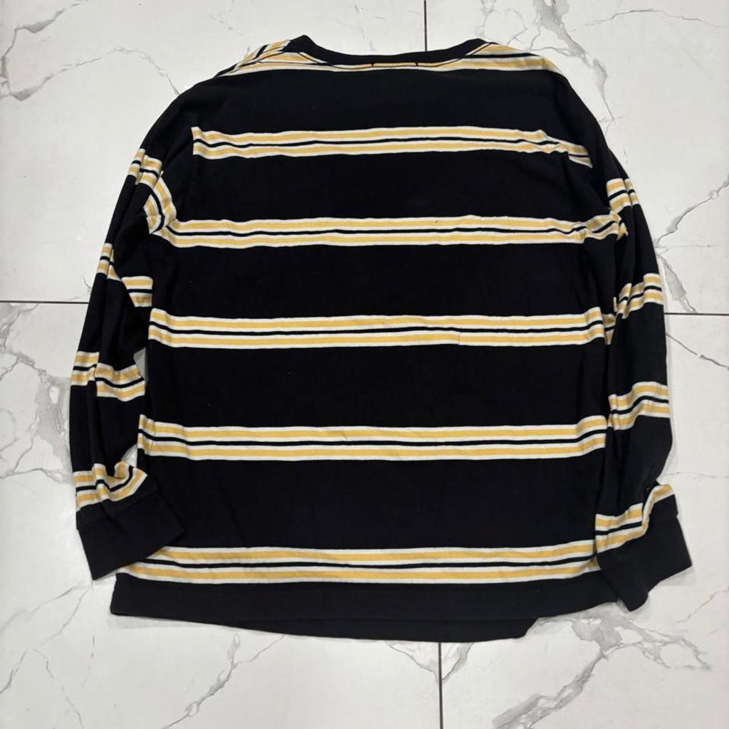 Quiksilver Striped Long Sleeve Pocket Knit Shirt, view 3