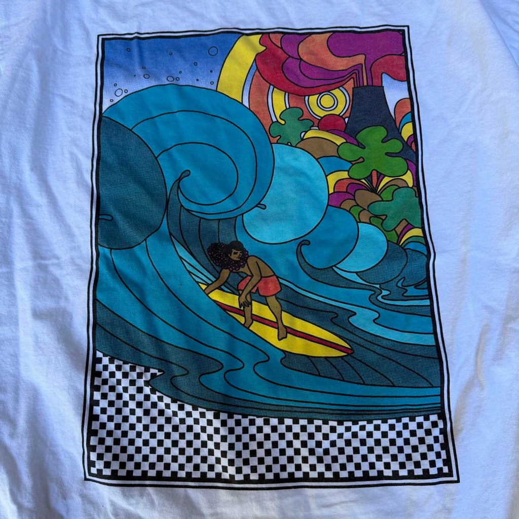 Quiksilver Vintage Y2K Art Surf T-shirt, view 2