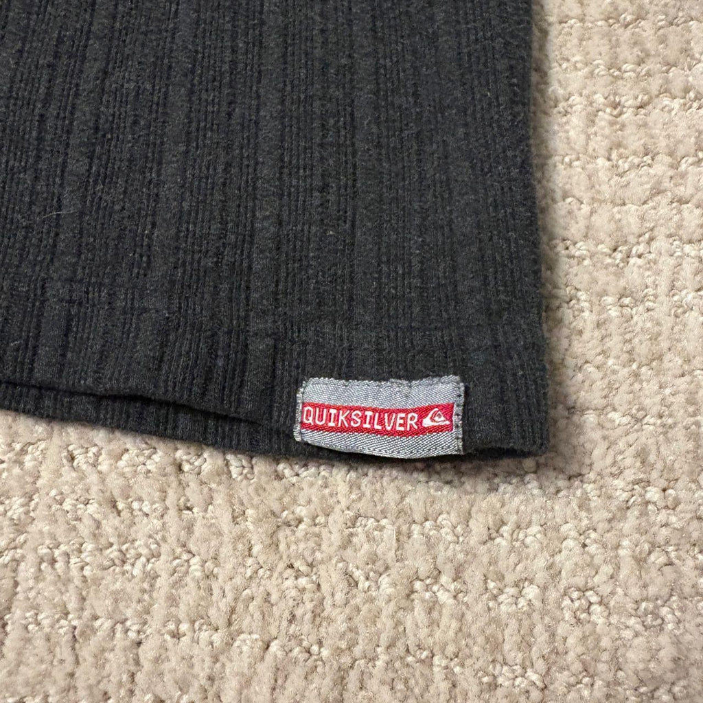 Vintage Y2K Quiksilver Textured Knit V-Neck, view 2