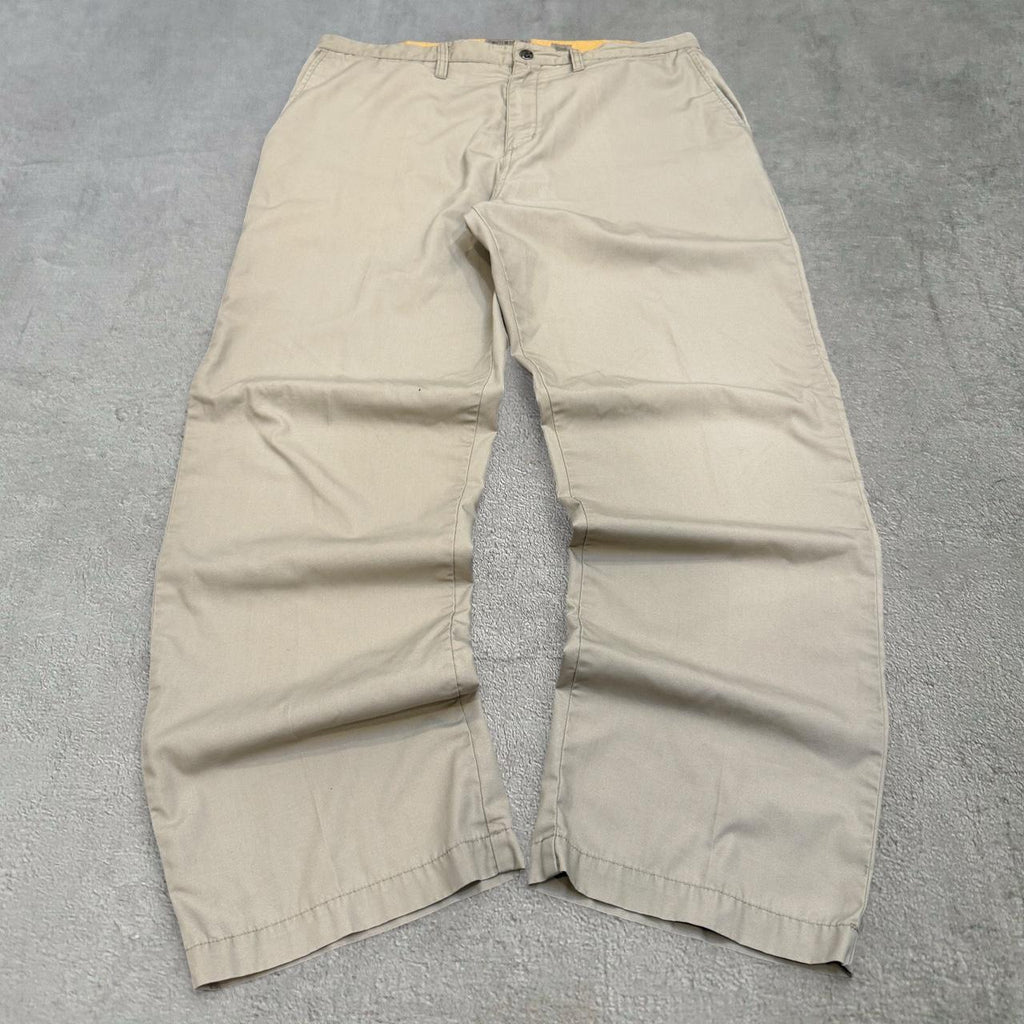 Vintage Embroidered Quiksilver Baggy Cream Khaki, view 2