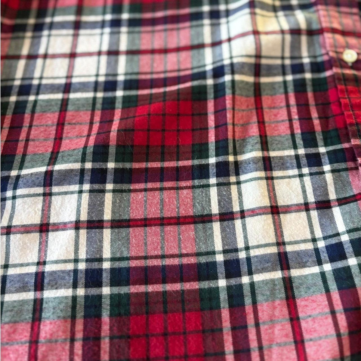 Polo Ralph Lauren Ralph Lauren Mens Red Green Blue Plaid Flannel Long, view 6