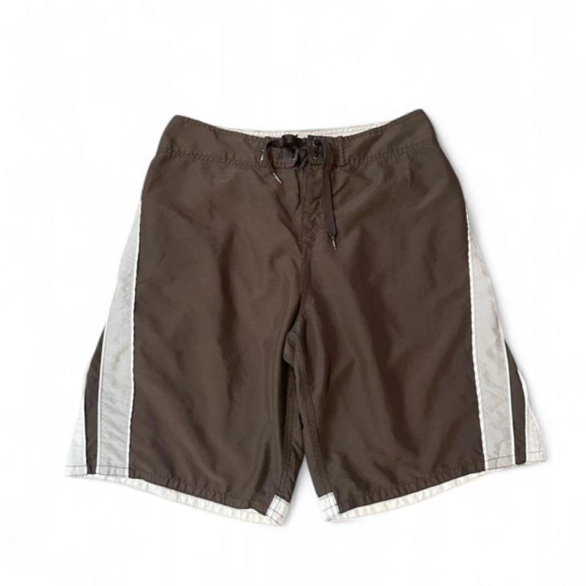 Sick vintage brown quiksilver board shorts size 31, view 2