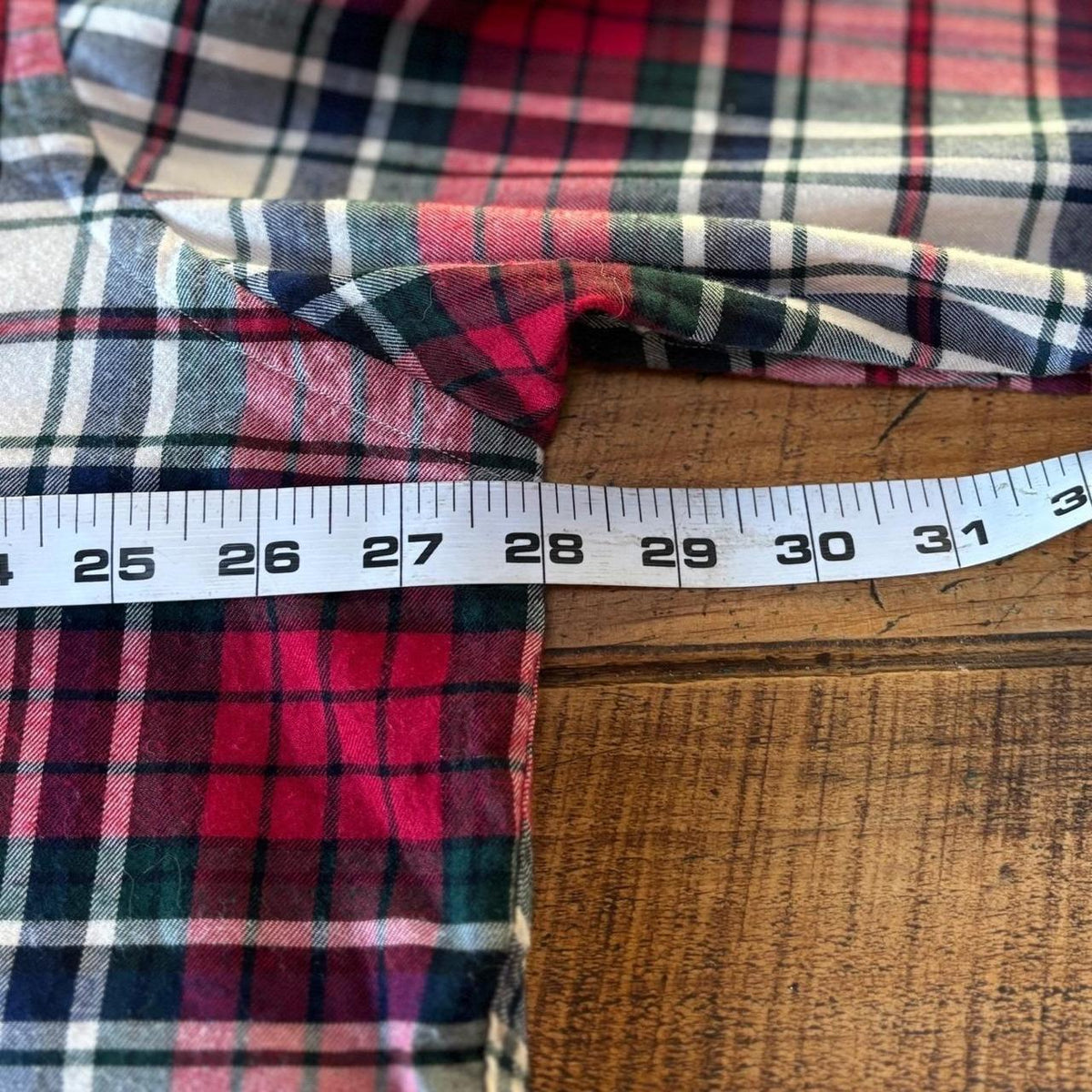 Polo Ralph Lauren Ralph Lauren Mens Red Green Blue Plaid Flannel Long, view 7