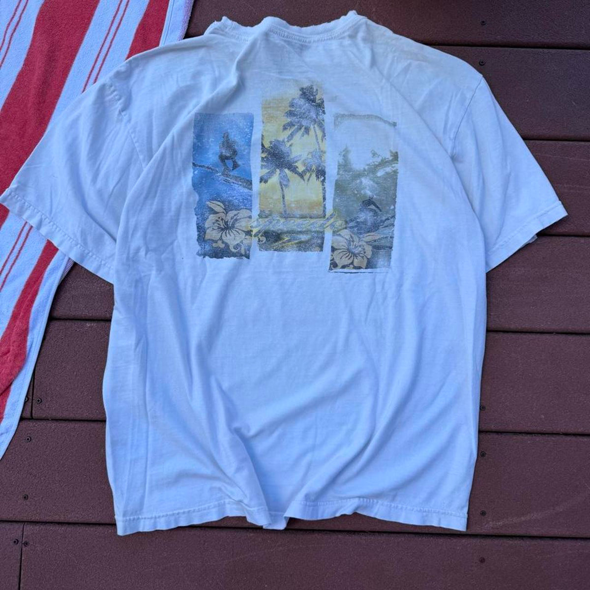 Super Sick Vintage Tri-Graphic Speedo Quiksilver, view 2