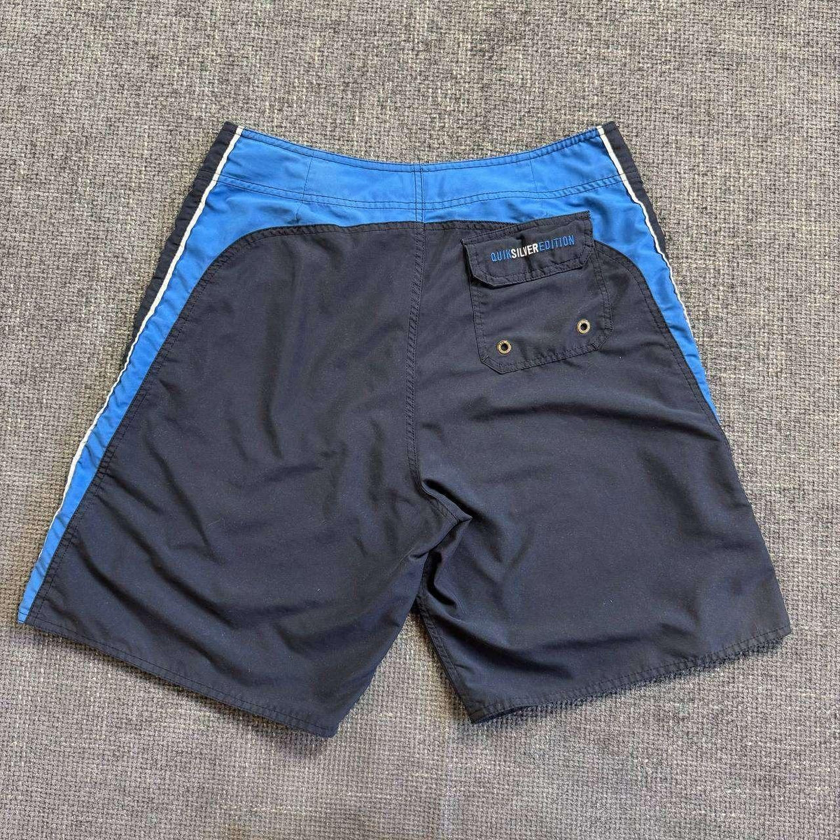 Quiksilver Silver Edition Board Shorts Mens 32 Black, view 5
