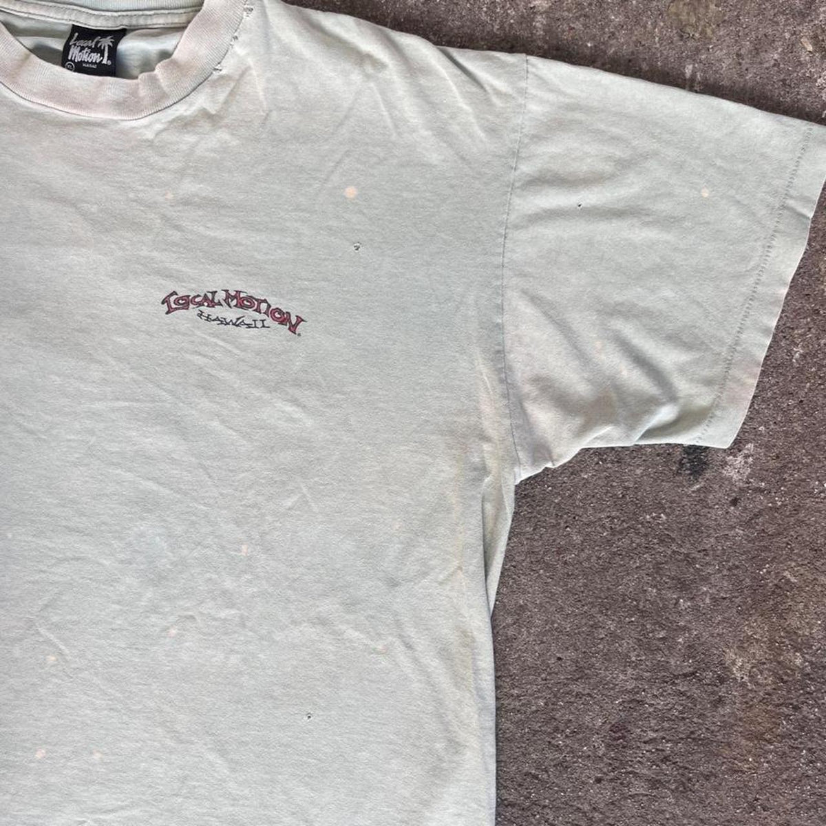 Billabong vintage 80s 90s local motion surf single stitch t, view 5