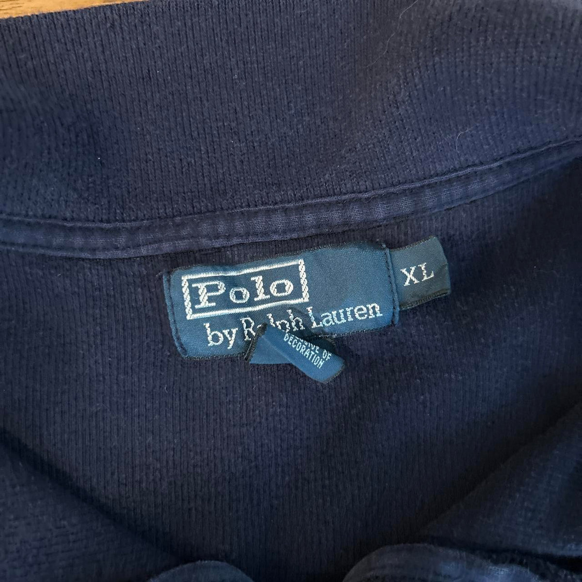 Polo Ralph Lauren quarterzip sweatshirt. Size XL, view 3