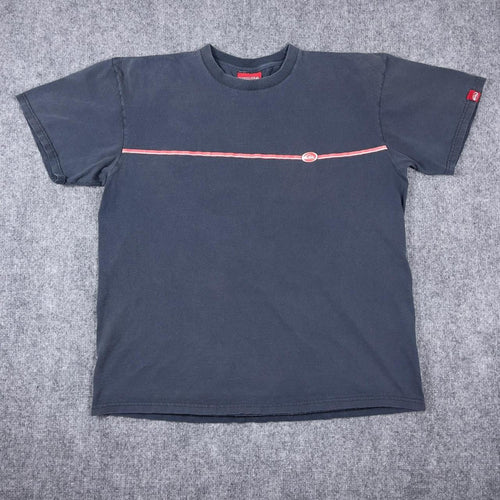 Faded Chest Stripe T-Shirt Mens XL