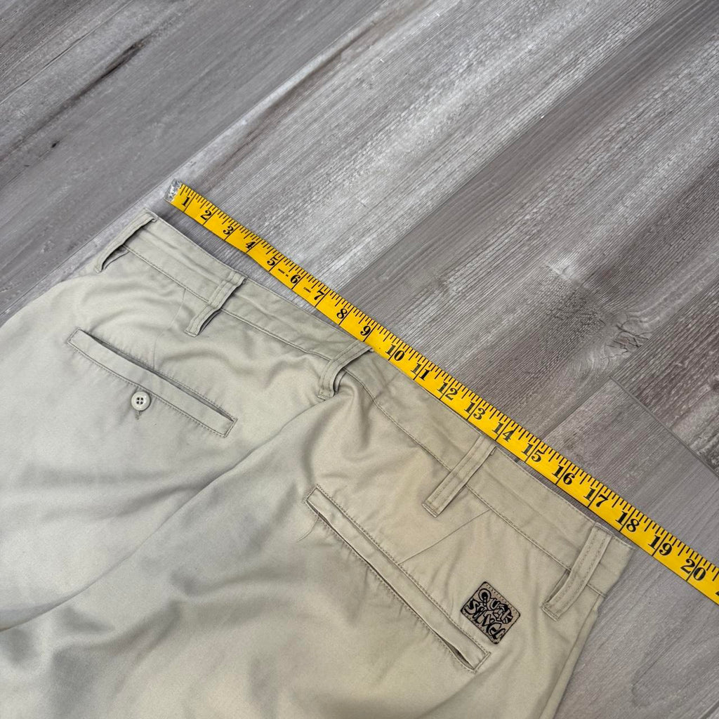 Vintage Embroidered Quiksilver Baggy Cream Khaki, view 6