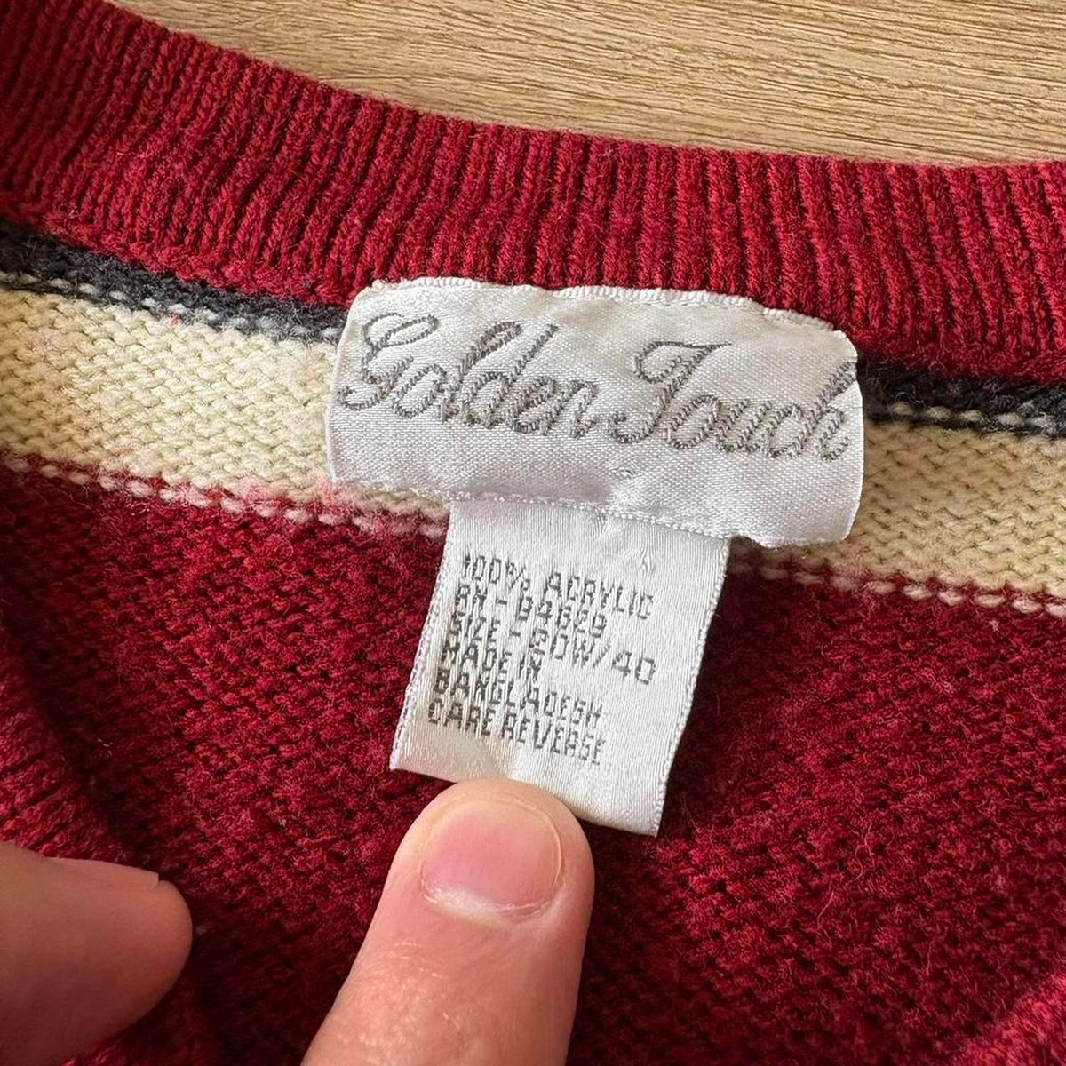 American Vintage Vintage 80s 90s style golden touch menswear retro, view 5