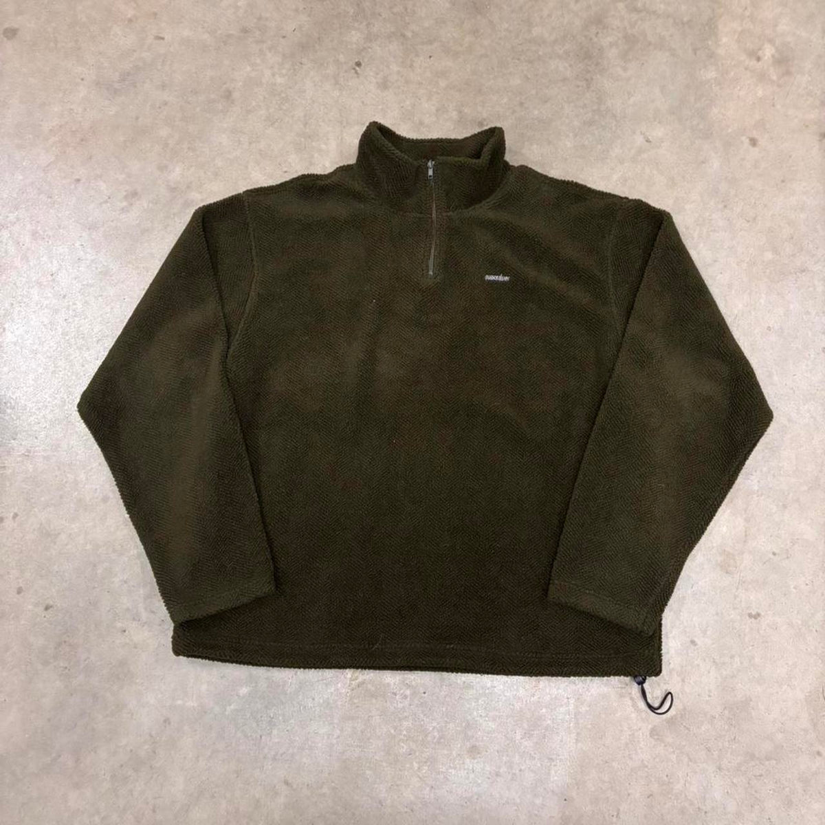 Y2K 2000s Green Quiksilver Quarter Zip Fleece, view 2