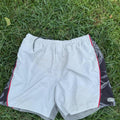 Quiksilver board shorts with gray/black abstract