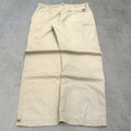 Vintage Embroidered Quiksilver Baggy Cream Khaki