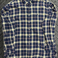 Polo Ralph Lauren Plaid Button Down Shirt Navy Blue