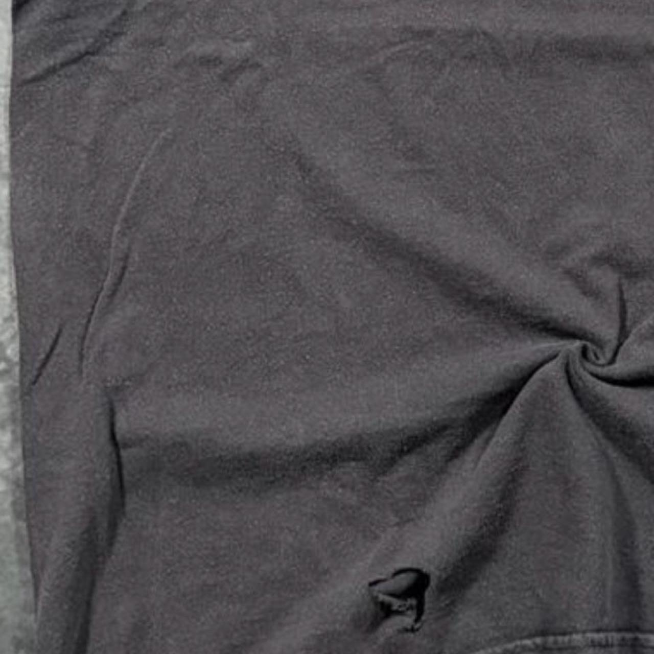 Vintage quick silver faded black surf tee, view 8