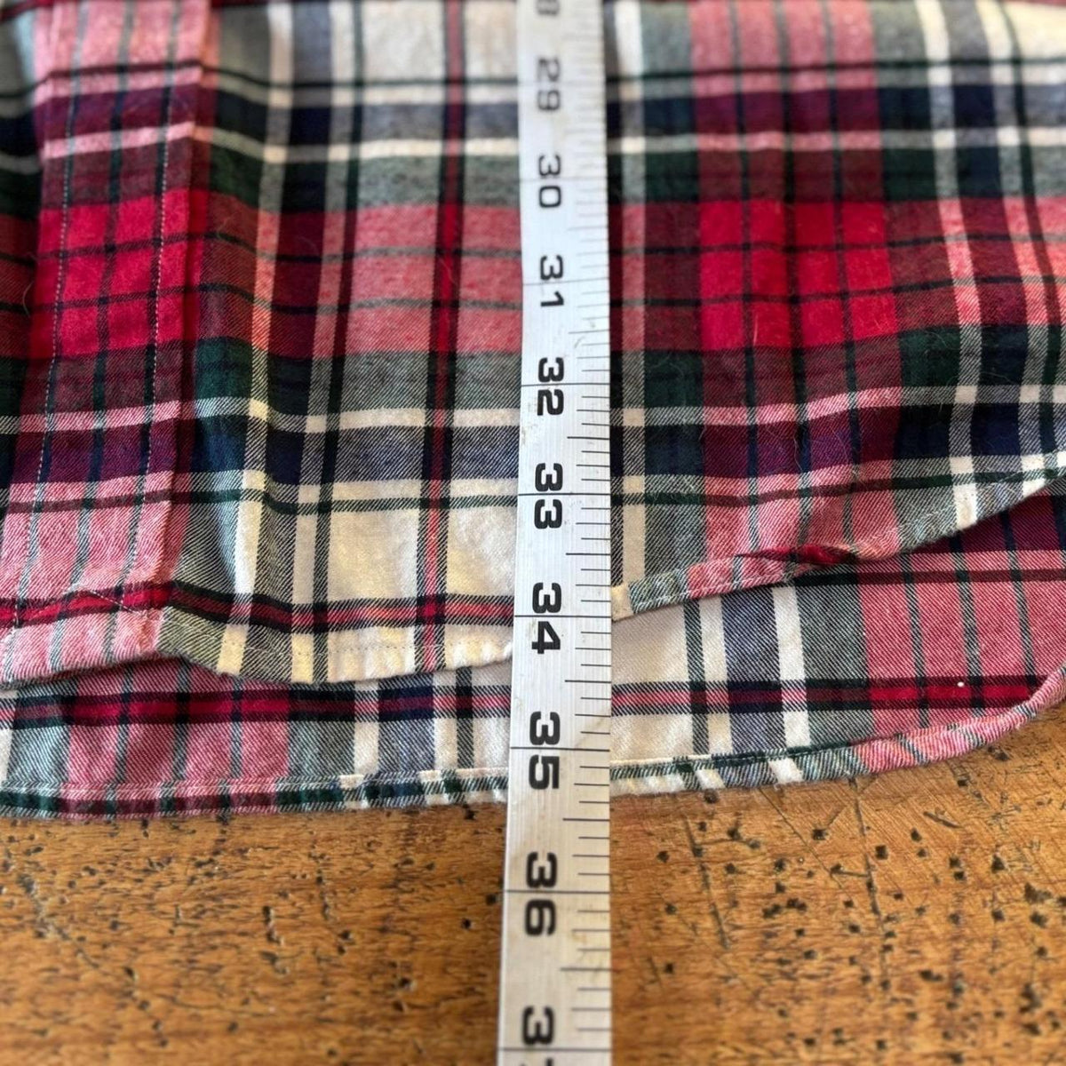 Polo Ralph Lauren Ralph Lauren Mens Red Green Blue Plaid Flannel Long, view 8
