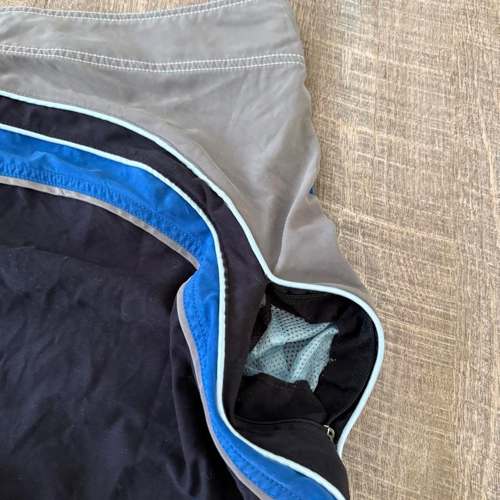 Sick 2000s black blue &amp; gray baggy Quiksilver summer, view 5