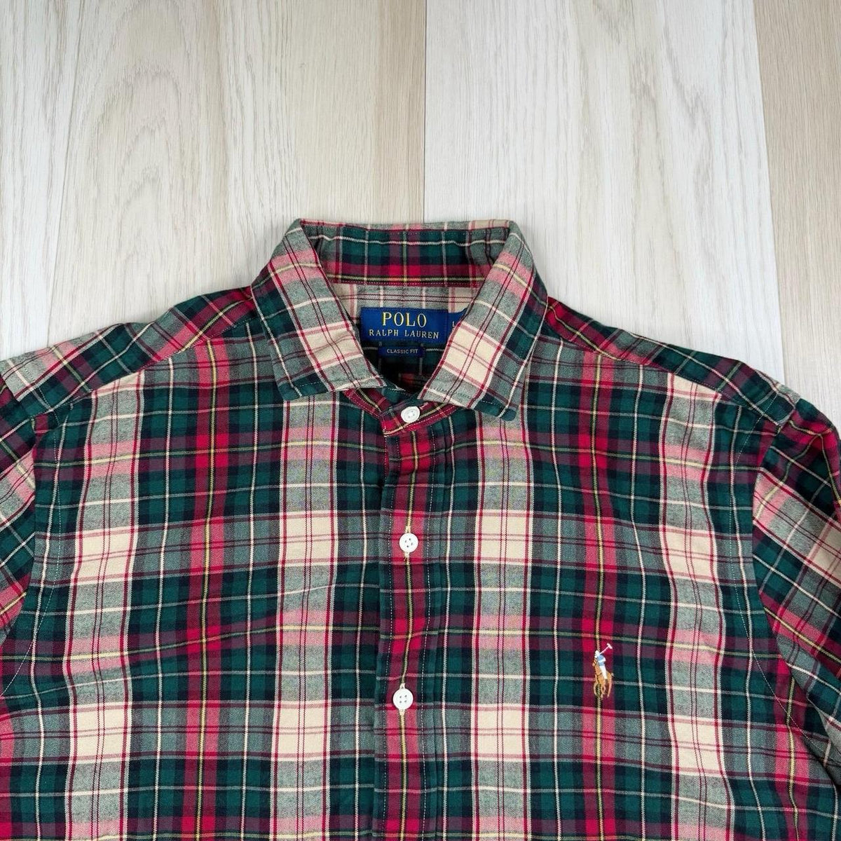 Polo Ralph Lauren Long Sleeve Classic Flannel Shirt, view 2