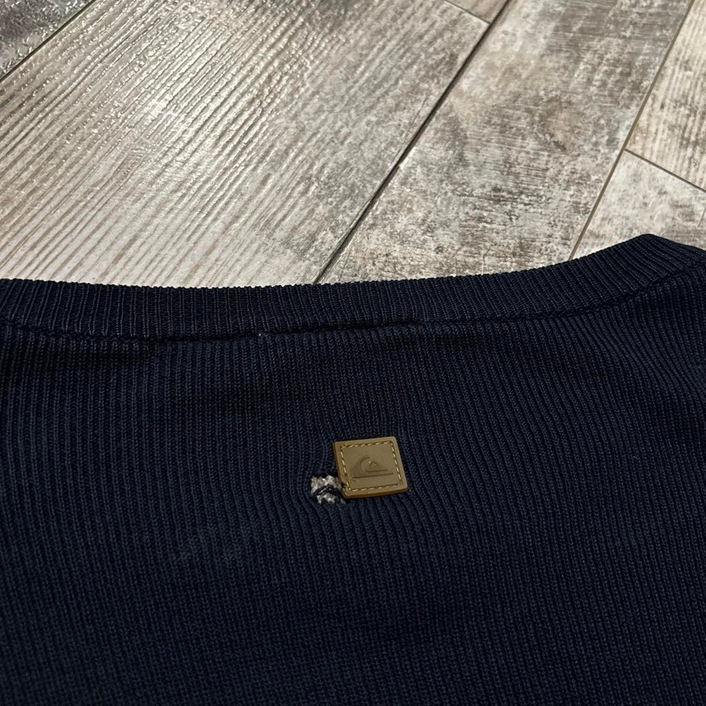 Vintage Y2K Navy Quiksilver Striped Surf, view 4