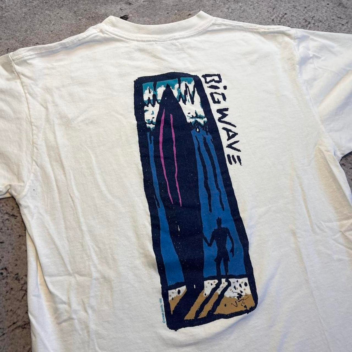 Vintage Ocean Pacific Big Wave Tee, view 2