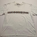Quiksilver surf tee with graphic of a row of