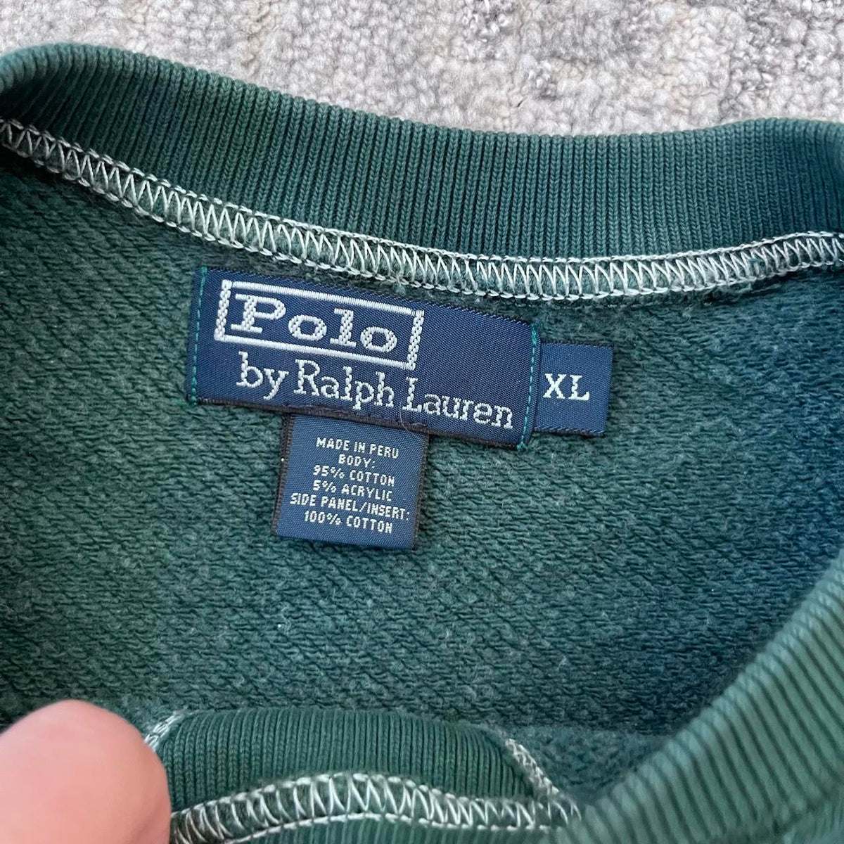 Polo Ralph Lauren 1990s sweatshirt size XL good, view 2