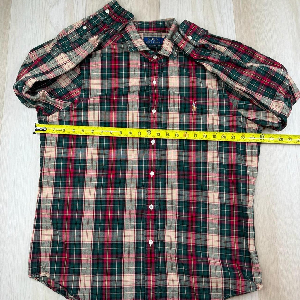 Polo Ralph Lauren Long Sleeve Classic Flannel Shirt, view 4