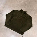 Y2K 2000s Green Quiksilver Quarter Zip Fleece